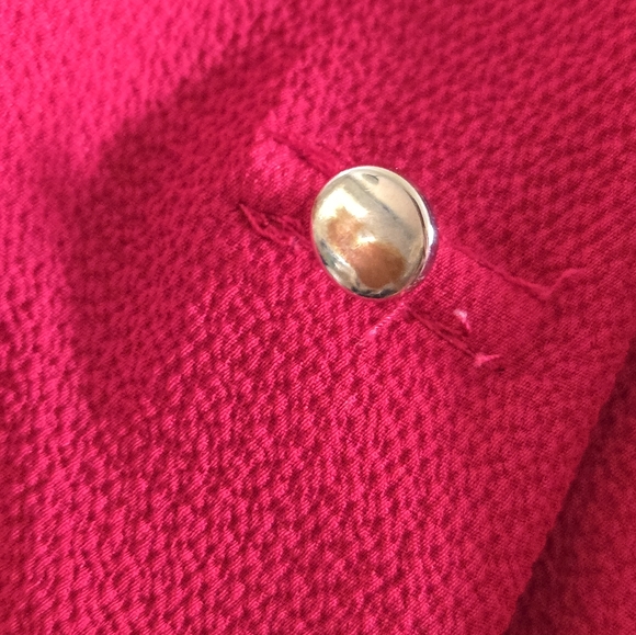 Avenue Red Asymmetrical Tunic Blouse Plus Size 30/32 - Picture 6 of 6